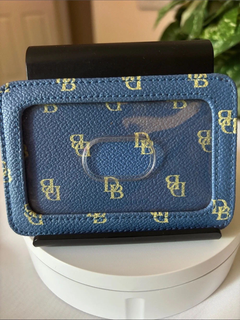 Dooney & Bourke Blue Wristlet with Card Case